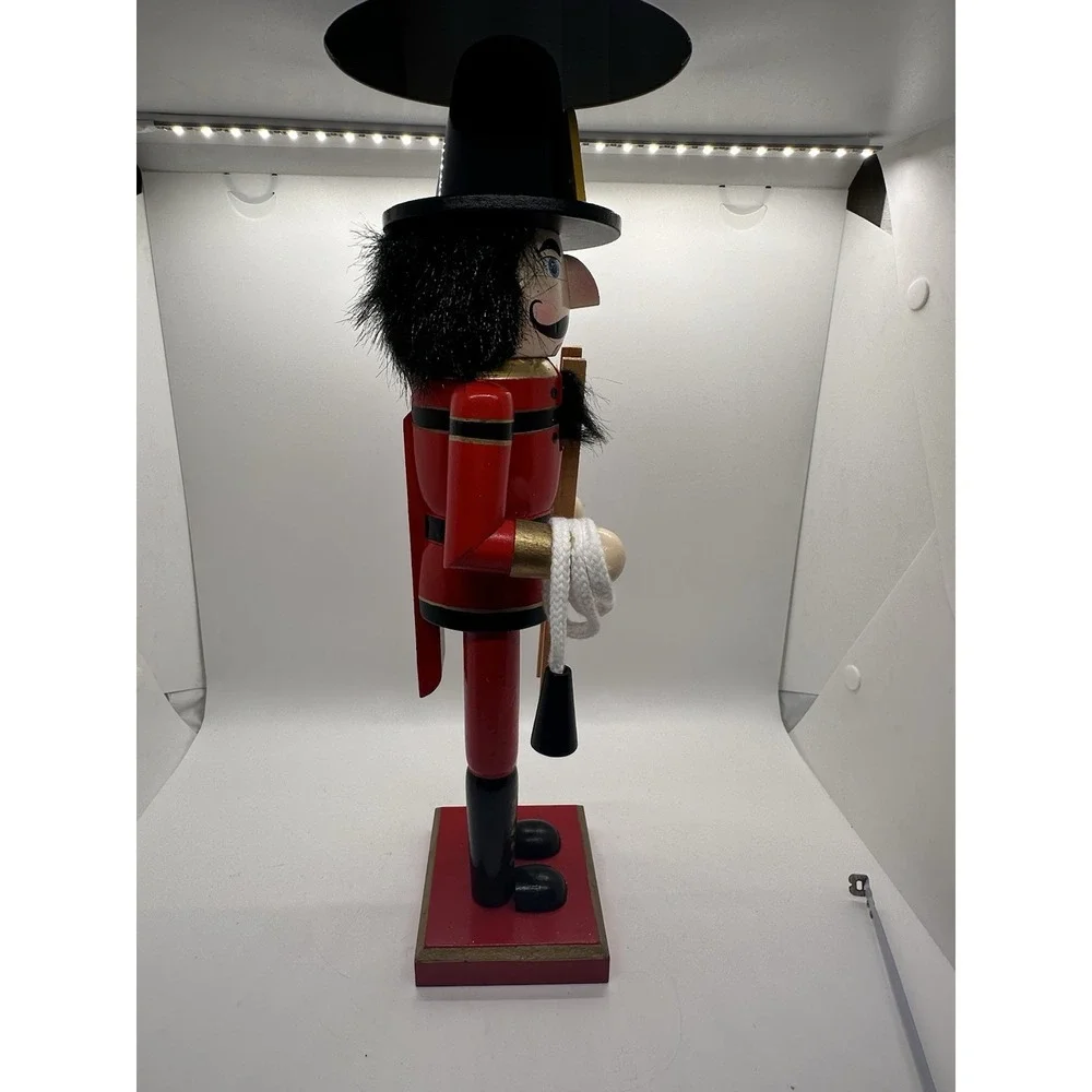 Hobby Lobby Firefighter Nutcracker‎ Wooden Figurine 14
